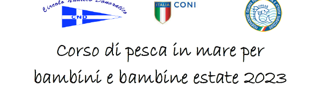 Corso di Pesca per bambini