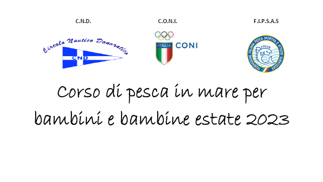 Corso di Pesca per bambini